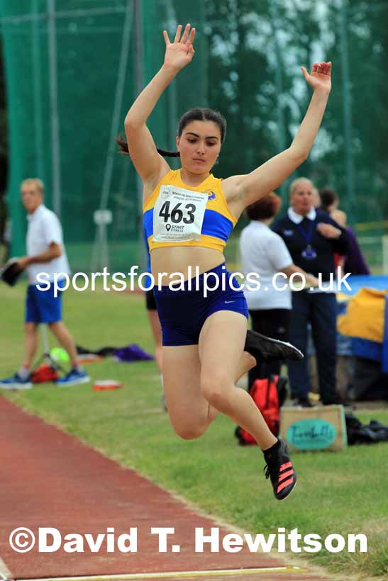 Long jump, 2022 NEGP Monkton 5, Wednesday, July 20th. Photo: David T. Hewitson/Sports for All Pics